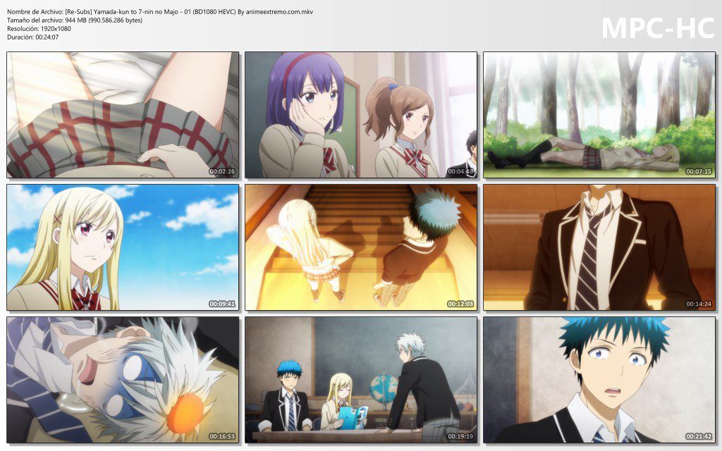 Captura de Yamada-kun to 7-nin no Majo