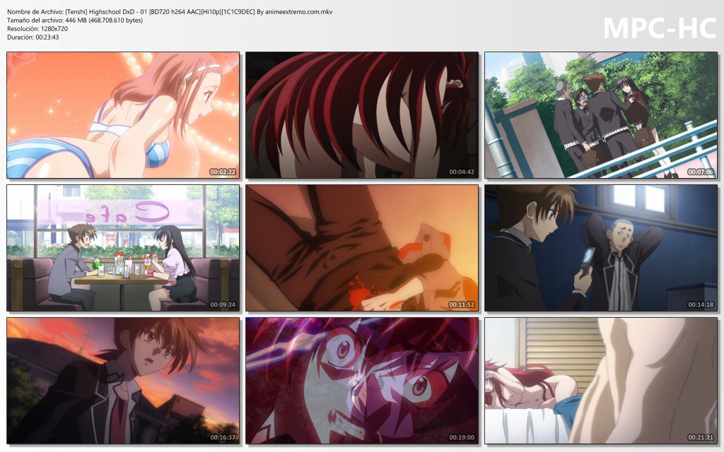 Captura de High School DxD