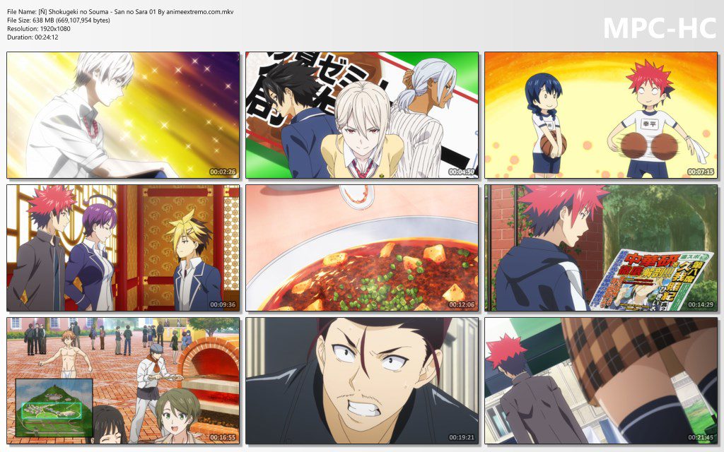 Captura de Shokugeki no Souma: San no Sara