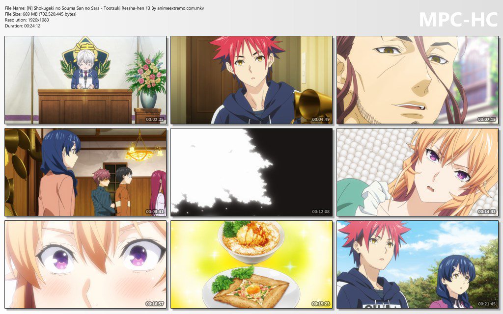 Captura de Shokugeki no Souma: San no Sara - Tootsuki Ressha-hen