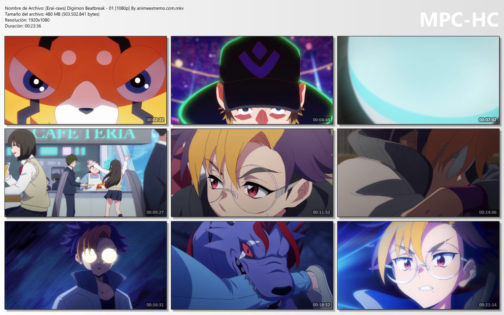 Captura de Digimon Beatbreak