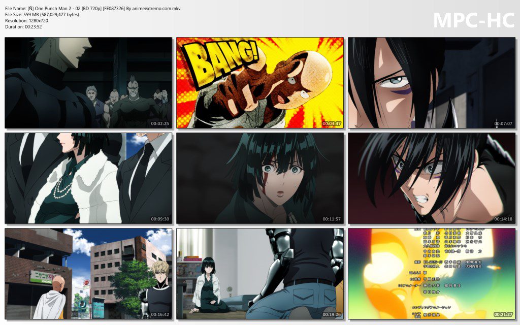 Captura de One Punch Man 2nd Season