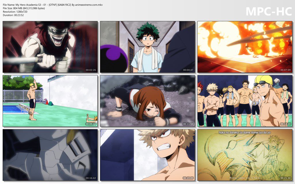 Captura de Boku no Hero Academia 3rd Season