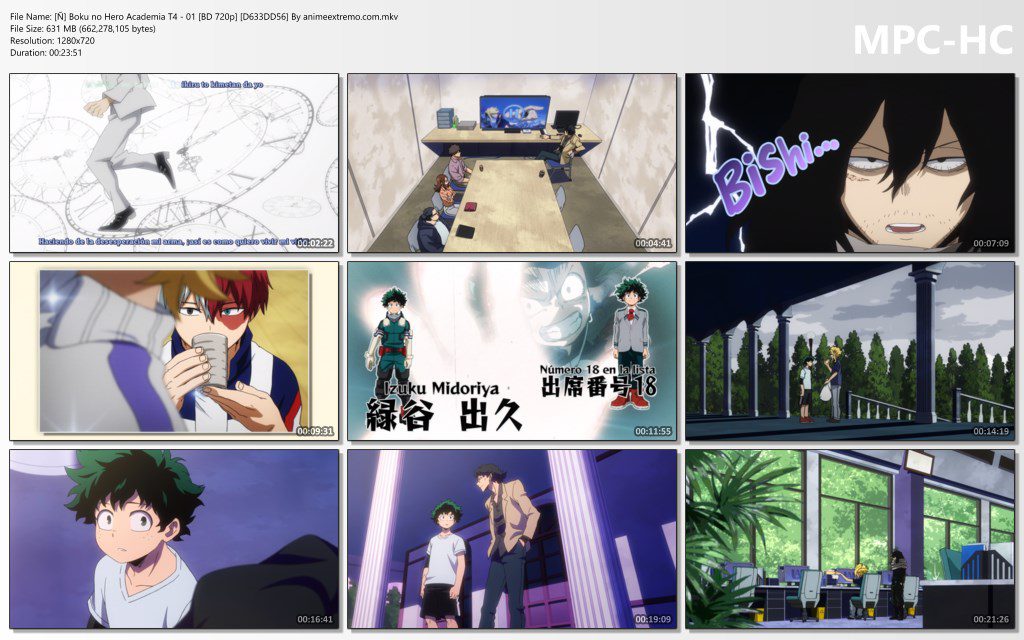 Captura de Boku no Hero Academia 4th Season